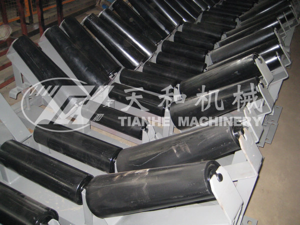 錐形(xíng)上調心托(tuō)輥組 DTII型